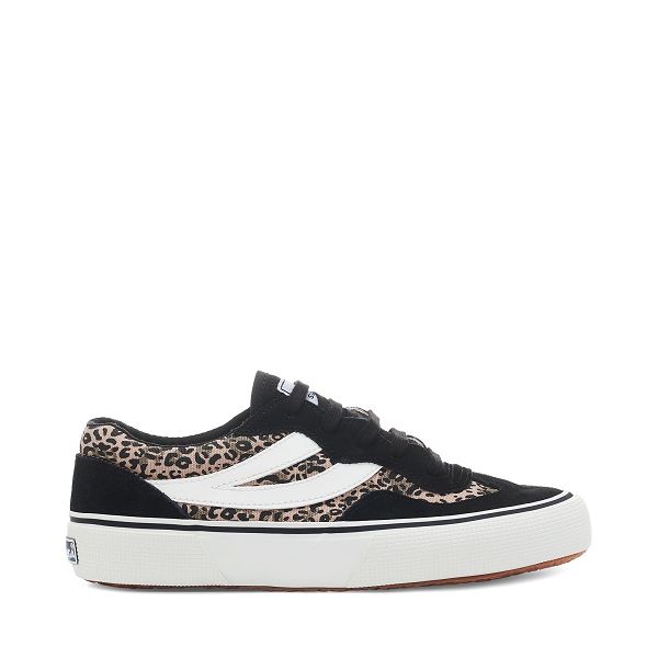 Superga 2941 Revolley Black Low Top Sneakers - Women's Sneakers USA | US2582139